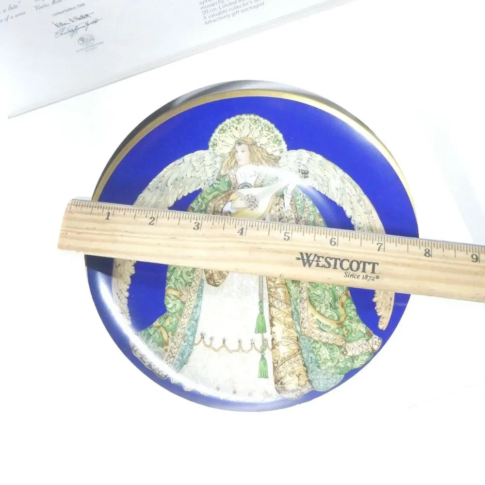 Das Engelskonzert Angel With A Lute Plate - Hutschenreuther Germany Hallett